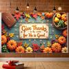 Seasonal Banner Inspirational Quote Inspirational Sign Gratitude Banner Colorful Display Autumn Banner For Thanksgiving Seasonal