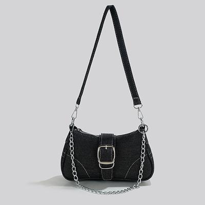 High-End Canvas Kleine Tasche, Damen Europäische und Amerikanische Mädchen Einzelschultertasche, Ketten-Umhängetasche, Kleine Quadratische Tasche