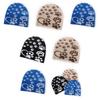 Minimalist Knit Hat With Paw Pattern For Autumn Winter Outdoor Warmth And Everyday Style