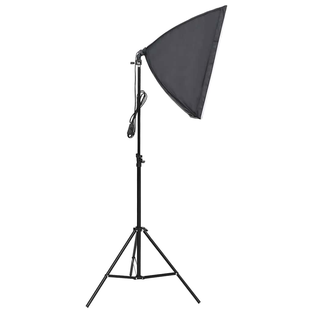 Vidaxl Photographic Studio Set With Lamps And Background