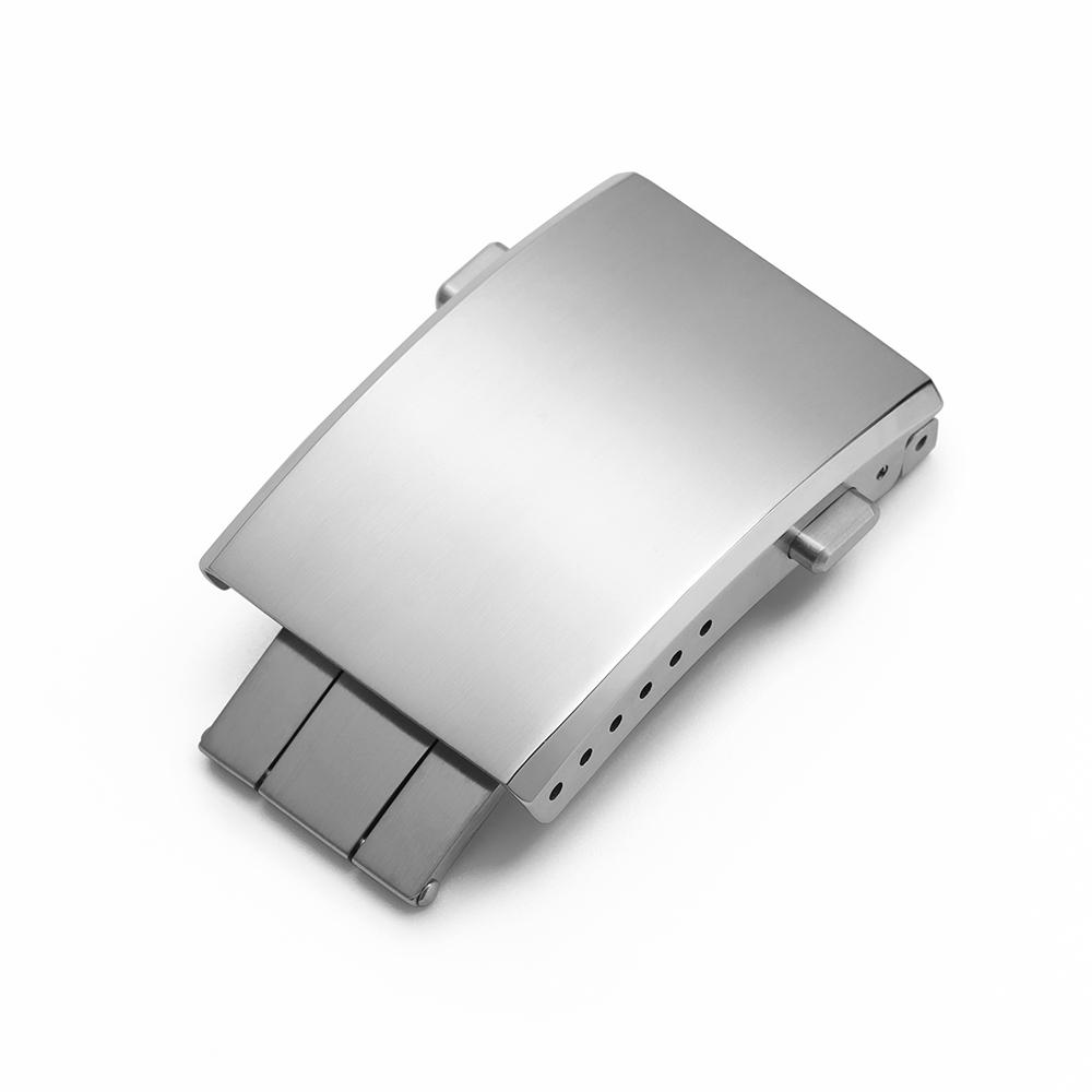 16mm 18mm 20mm 22mm Watch Clasp Folding Buckle Solid Stainless Steel Deployment Clasp Silver Watch Buckle Watch Band Accessories