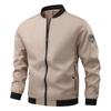 Men's Slim Fit Solid Color Korean Style Jackets for Spring and Autumn