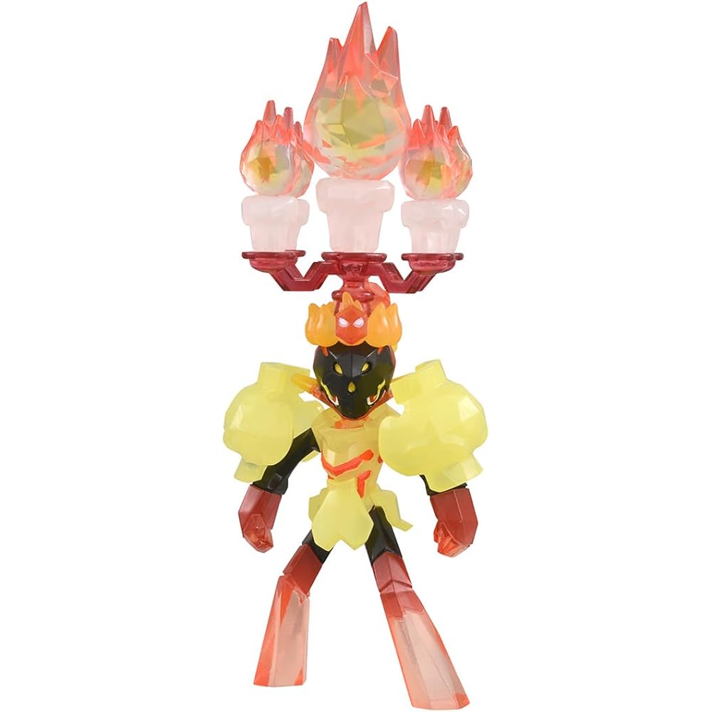 Pokmon Moncolle Fire Terastal Greninja Collectible Figure 10cm