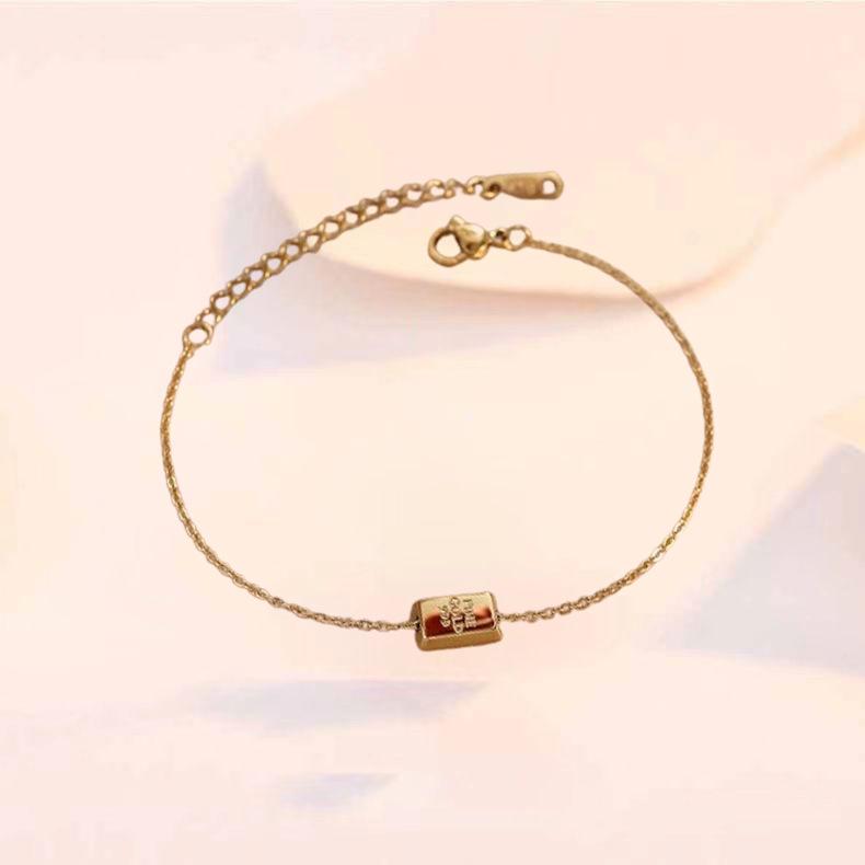 

Женский браслет на ногу в европейском и американском стиле: Дизайн Сердце и Бабочка из Циркона и Титановой Стали.