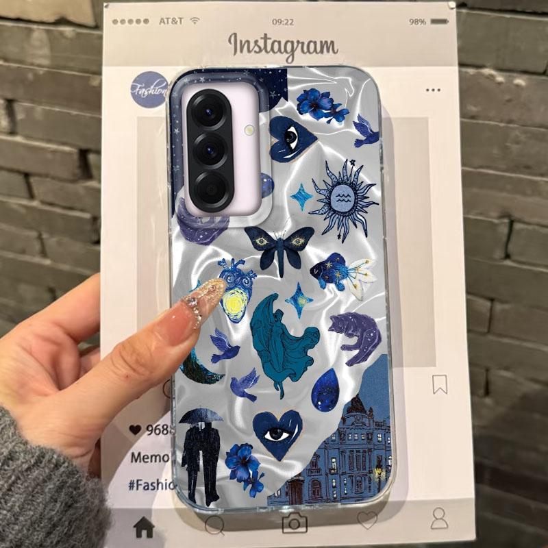 Summer Seashell Starfish Girls Case For Samsung Galaxy A56 A16 A26 A36 A06 A55 A35 A25 A15 A12 A32 A54 S24 S25 S22 S23 FE Cover