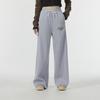 Puma Letter Embroidery Loose Wide-Leg Running Training Fitness Knitted Pants Women Bottoms Gray 626045-63