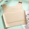 Seamless Chest Binder Sports Bra for Women - Shockproof, Anti-Protrusion, Super Flat Chest Design