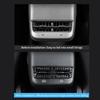 Tesla Rear Air Vent Cover Tesla Model 3 Y Accessories Center Console Armrest Box Back Conditioner Outlet Filter Grille Protector