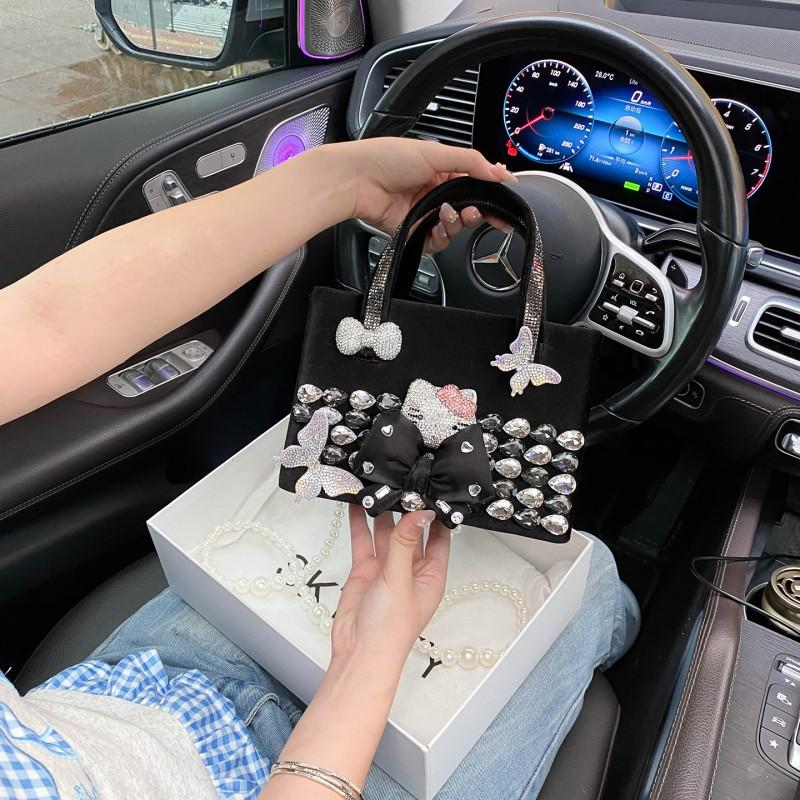 High-end Fashionable All-matching Style Box Bag Single-shoulder Cross-body Light Luxury Women