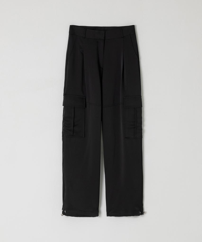 NEBELEVERYWEAR Satin Cargo Pants (2 Colors)