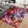 Colorful Gradient Leaf Pattern Carpet for Living Room or Bedroom Decor Suitable for Use As an Anti-slip for Living Room Bedroom Sofas