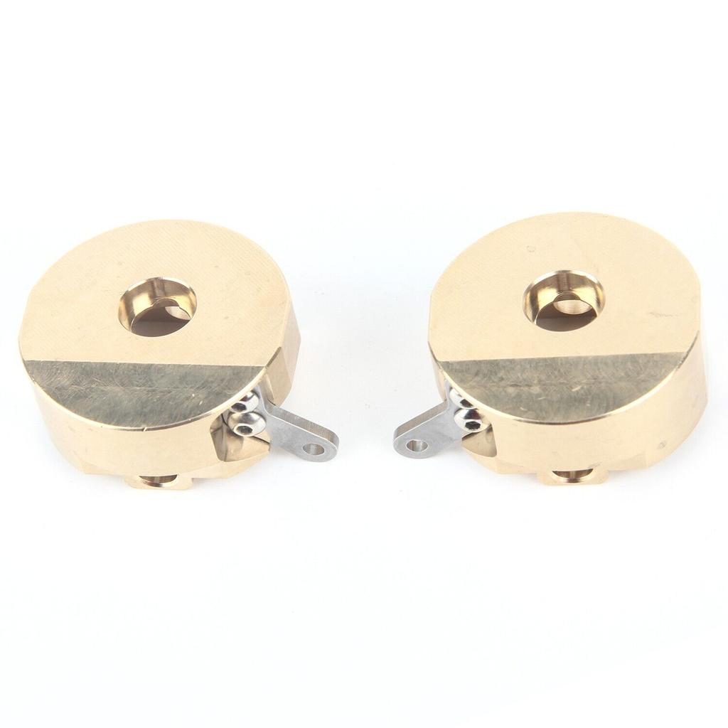 LCX Racing 1/10 RC Crawler CNC Brass AR44 Front Axle Steering Knuckles for Axial SCX10 II 90046 90047 Upgrades Parts Accessories