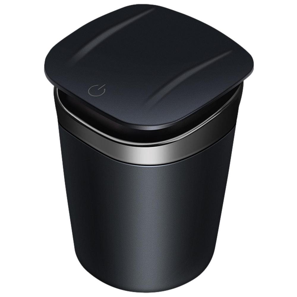 Car Ashtray Portable Mini Car Trash Can Ashtray with LED Blue Light  Long Lasting Heat Resistant Smokeless AshTray Car