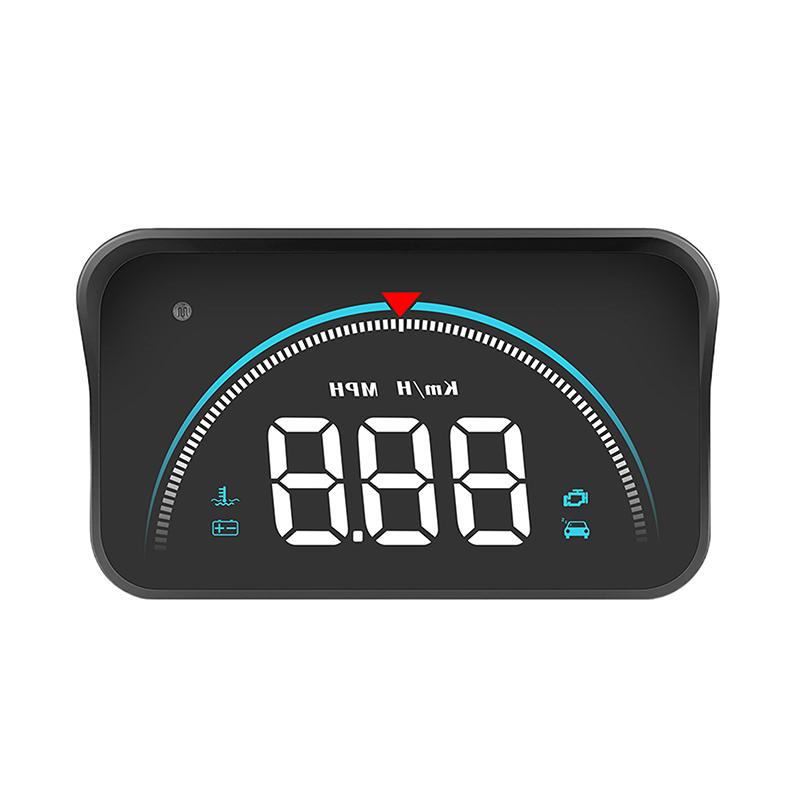 M8 Автомобильный HUD-дисплей на лобовое стекло OBD2 Предупреждение о превышении скорости Автоматический Электронный Светодиодный Цифровой Проектор Температуры Воды Лобовое Стекло