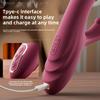 Kraftvoller G-Punkt Vibrator Klitoris Vaginal Massagegerät Nippel Anal Stimulator Drei Punkt Vibrator Dildo Weiblicher Masturbator