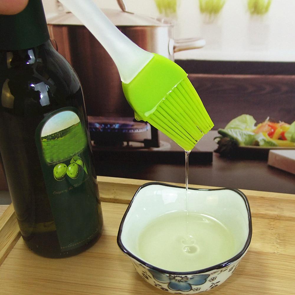 1pc Heat Resistant Silicone Basting Pastry Brushes Barbecue Brush for BBQ Grilling