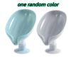 2PCS Suction Cup Soap Dish For Bathroom Shower Portable Leaf Soap Holder Plastic Sponge Tray For Kitchen Bathroom Accessories