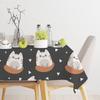 Cute Cartoon (Dinosaur/Cat/Rabbit) Elegant Rectangle Tablecloth - Easy Care For Weddings, Banquets & Formal Events