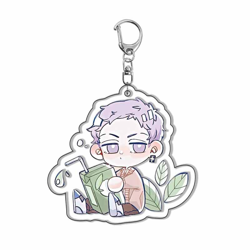 Anime Figure Tokyo Revengers Acrylic Keychain Haitani Original Manjiro Baji Keisuke Draken Cosplay Cute Keyring Fans Gifts New Carry Mini Lightweight