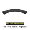 for Tesla Model 3 Highland 2024 2025 Rear Trunk Door Sill Protector Cover Anti-scratch Guard Board TPE Protection Accessories