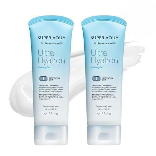 MISSHA Super Aqua Ultra Hyalron Пилинг-гель 100 мл x 2 шт.