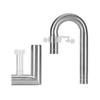 Aquatic Lily Tube Outflow Set Stainless Steel Planted Aquariums Flexible Installation Universal Adjustable Oil Film Removal