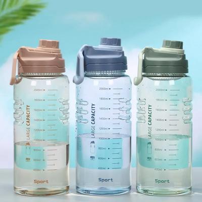 2200ml Large Capacity Sports Water Bottle, Fitness Water Bottle, Hiking Fitness, Men's and Women's Outdoor Camping