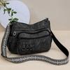 Middle-Aged Mother Bag PU Messenger Bag Women's Shoulder Bag