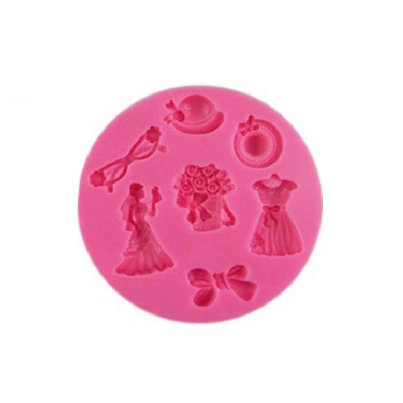 Hats Clothes Shape Cake Mold Fondant Cake Food Grade Silicone Mould Baking Tools Sugar Mold Chocolate Fondant Mold
