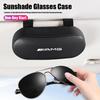 Car Glasses Box Portable Sun Visor Multifunctional Storage Box Accessories Car Hub Cap For Mercedes Benz AMG W214 W205 W204 W206