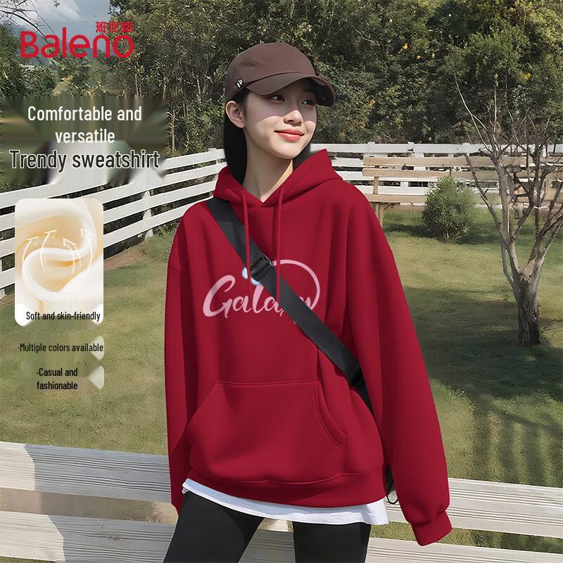 Baleno Women's Oversized Hooded Pullover Sweatshirt