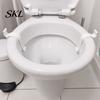 Clip Stabilizzatore di Supporto per Sedile del WC, Morsetti a Clip Senza Foratura, Morsetto di Fissaggio Stabile, Installazione Facile, Alzalucido, per Bagno di Casa