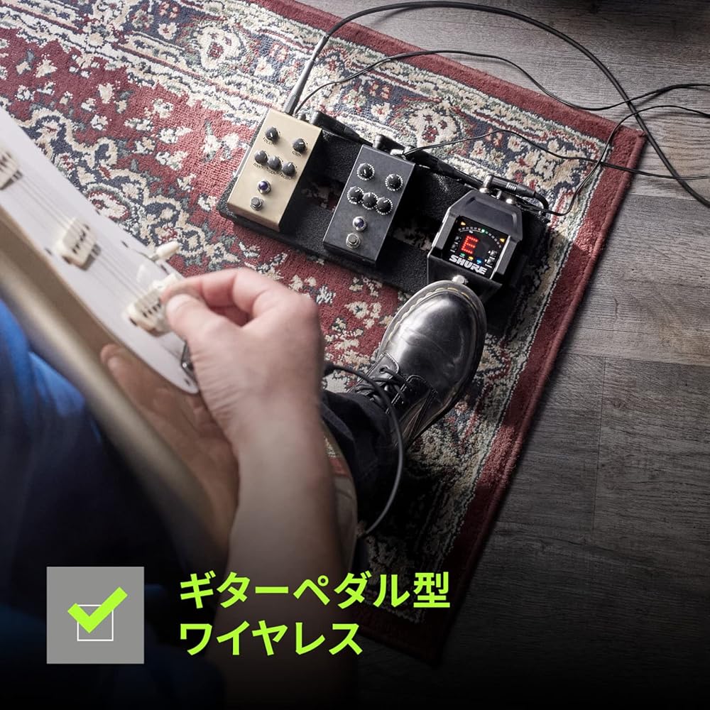 SHURE GLX-D16+ Guitar Pedal Wireless System Guitar/Bass Wireless Pedal Receiver Belt Pack Transmi...