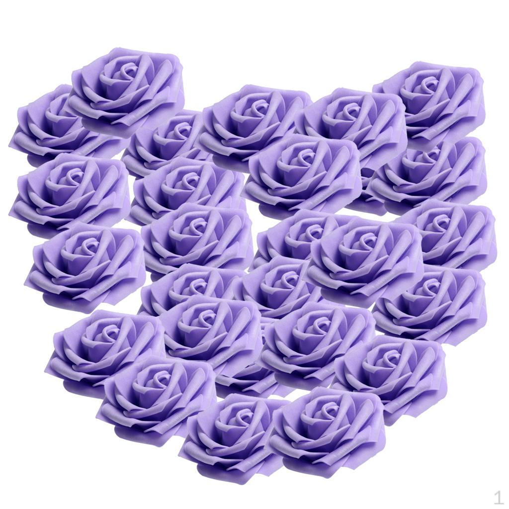 100 Foam Roses Bouquet for Bridal Shower Decor