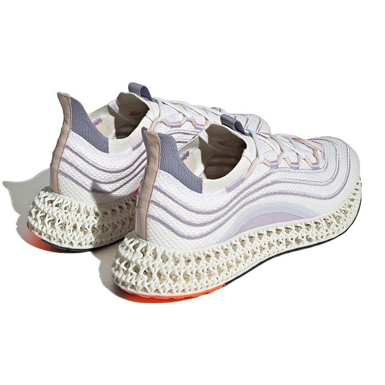 Parley x adidas 4DFWD Silver Violet Unisex Sneaker Weiß Ungefärbt Impact-Orange GX9806