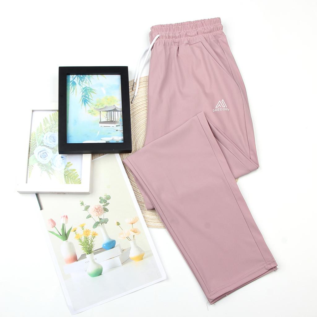 Summer Quick-drying Pants, Women's Thin Women's Pants, Ice Silk Sports Pants, Cool Pants, High-waist Casual Pants