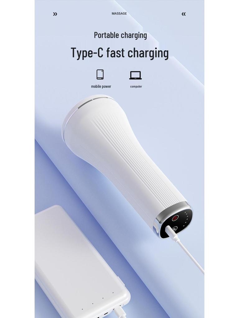 Handheld Full-Body Massager: High-Frequency Vibration for Abdomen, Neck, Waist, and Shoulder Sculpting