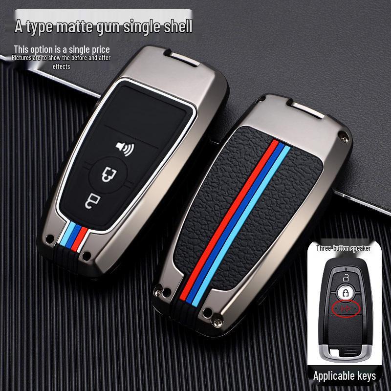 2020 Ford Escape & 2022 Mondeo Edge Two-Button Car Key Case