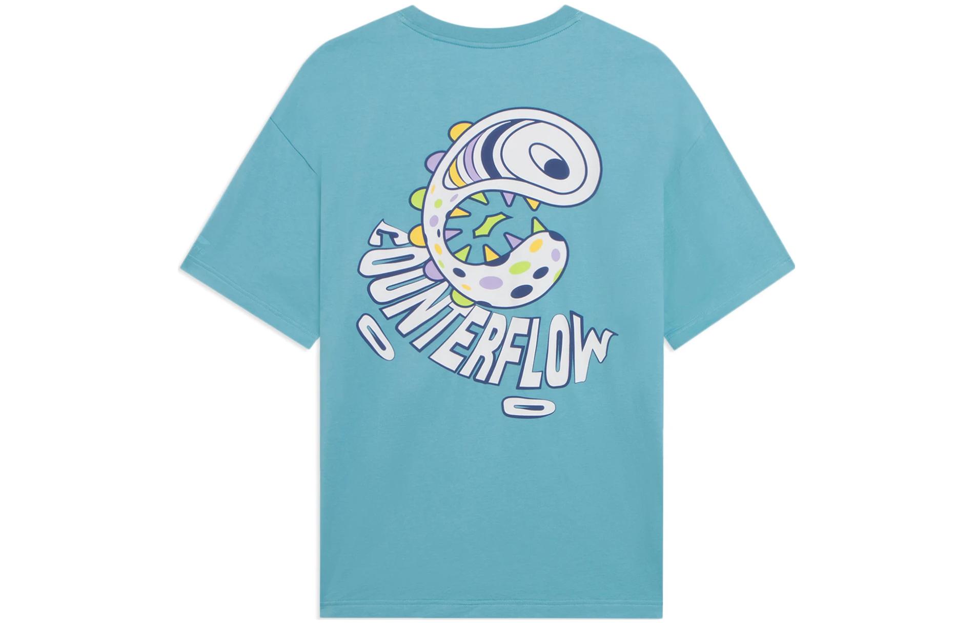 LiNing CF Tracing Sports Lifestyle Collection T Shirt Unisex Blue AHSSA55-3 L