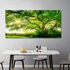 Landschaftsbilder Grüner Baum Leinwandmalerei Wald Poster und Drucke Wandkunst Bäume Bilder für Wohnzimmer Wohnkultur