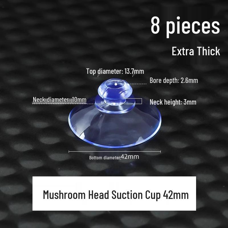 Transparenter Saugnapfhaken für Glas, Fliesen und Auto-Werbung