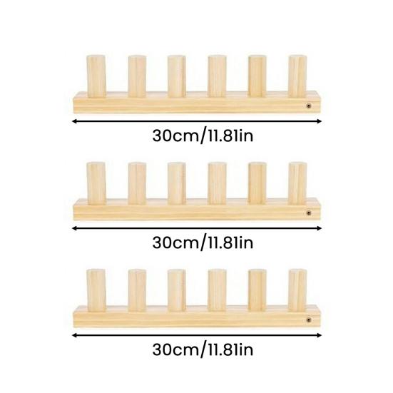 Dickes Garn Strickrahmen Wiederverwendbarer Holzrahmen Verstellbarer Webrahmen Anfänger DIY Strickrahmen für Dickes Garn Decken Basteln