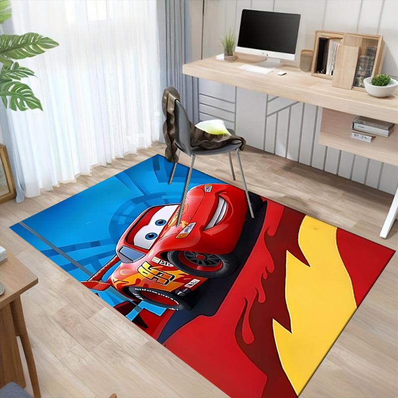 Mcqueen Adventure Carpet For Playroom Bedroom Living Room Sofa Home Decorkids Game Area Rug Nonslip Floor Mat