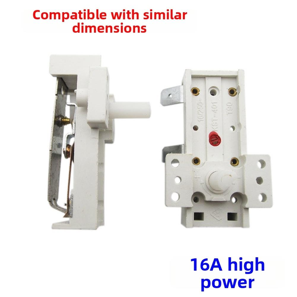 Thermostat Switch Set 4pcs for Oil Heater Compatible with Adjustable Temperature Settings and 16A Load Capacity