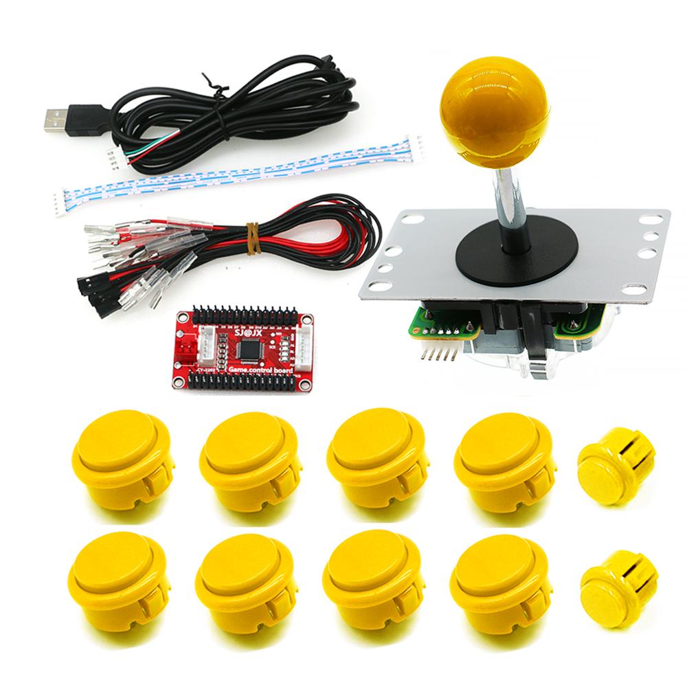 USB Controller Raspberry Pi PC360 PS/3 Steam Android Zero Delay Board Xinwa Joystick Button Customizable DIY Kit Game Coin