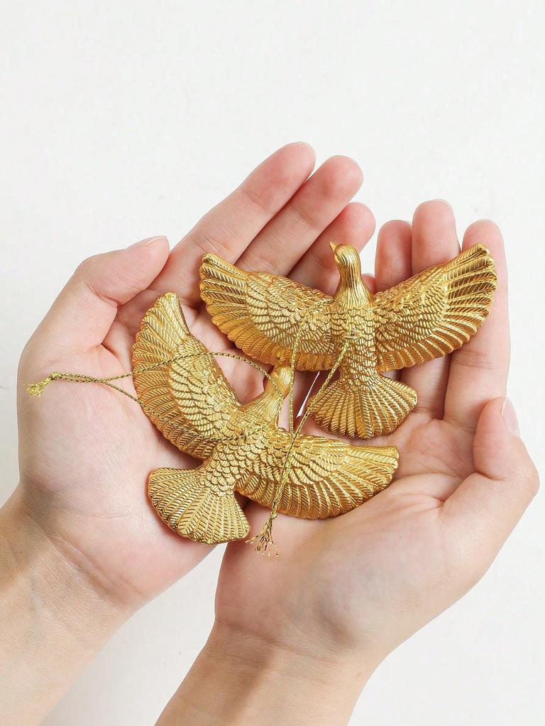 Decoration Double Pigeon Set - Pigeon Statue Pendant Creative Home Festival Resin Pendant Outdoor Courtyard Peace Dove Decoratio