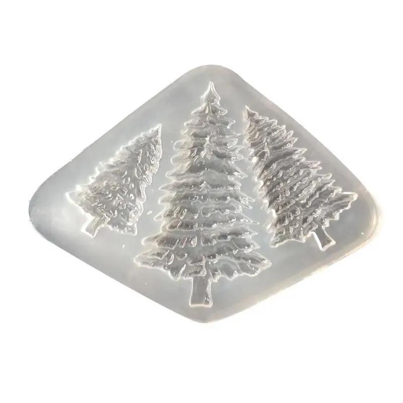 Christmas Tree Resin Mold 3D Christmas Tree Gypsum Decoration Silicone Mold Home Holiday Decor Christmas Tree Mold Baking Mold