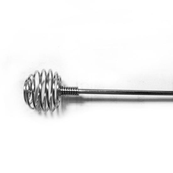 304 Nerezová naběračka na med ocelová spirálka na kávu Míchací tyč s dlouhým míchadlem