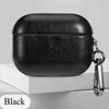 Luxury Oil Leather Headphone Case For Airpods 1 2 3 4 Pro2 Pro3 Bluetooth Case Business PC Hard Shockproof Earphone Cover Funda