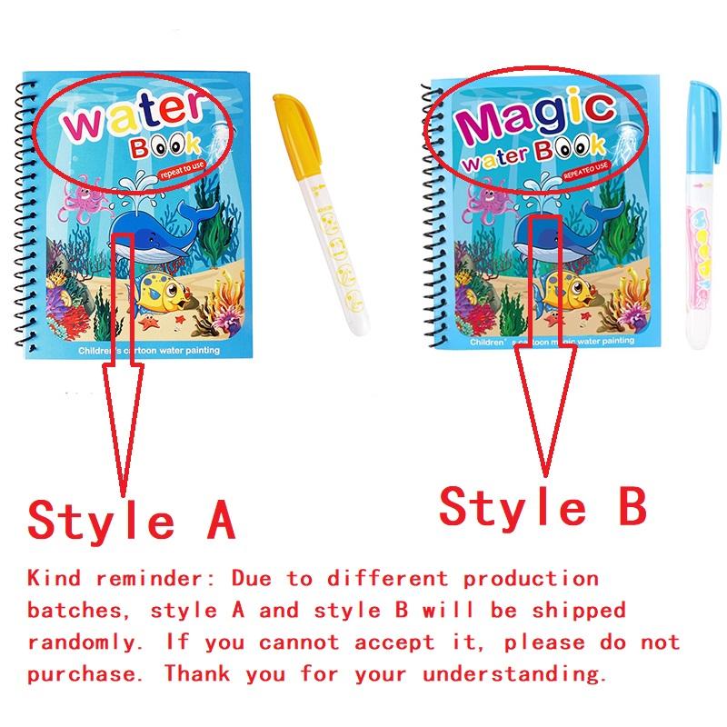 Kids New Magic Water Drawing Books Coloring Books Painting Toys For Kids Birthday Christmas New Year Gift For Boys And Girls